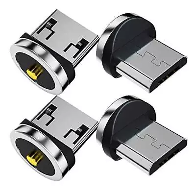 Magnetic Charging Cable Tips Only [4 Pack] Micro USB Plugs Magnetic Phone Cha... • $13.39