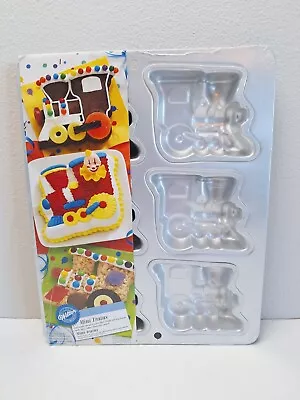 Wilton Mini Trains Cake Pan 2105-4499 2003 Instructions NEW W • $19.99