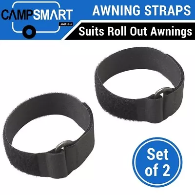 Caravan Awning Safety Travel Straps Or Replacement Deflapper Strap For Roll Out • $9.95