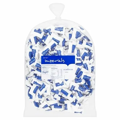 Lichfields Mint Imperials 2kg Bulk Buy Catering Bag Individually Wrapped Sweets • £23.95