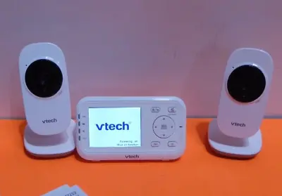 VTech VM3252-2 Expandable Video Baby Monitor W TWO Cameras FREE SHIPPING! • $24.99