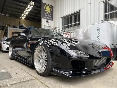 FD RX7 Feed Style Carbon Fiber Side Skirt Mazda Bar Bumper Spoiler Wing Diffuser • $899