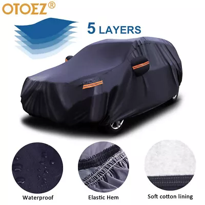 Heavy Duty Waterproof Full SUV Car Cover All Weather Protector Outdoor Dustproof • $38.91