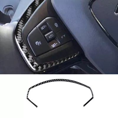 For Ford Mustang Mach-E 2021-22 Carbon Fiber Interior Steering Wheel Cover Trim • $19.66