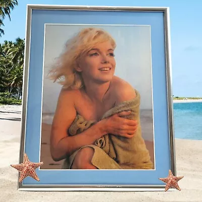 Vtg Marilyn Monroe Photo Print George Barris Professionally Framed 14.5 X 11.5  • $69.95