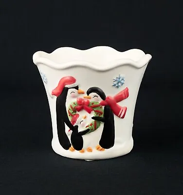Yankee Candle Christmas Penguin Votive Holder • £14
