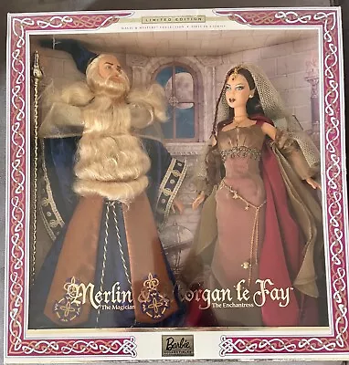 2000 Mattel Ken And Barbie As MERLIN And MORGAN Le FAY Giftset Limited Edition • $200
