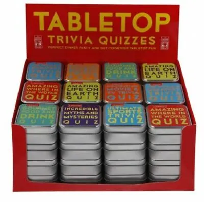 Lagoon - Table Top Trivia & Quizzes - 8 Designs Available • £6.50