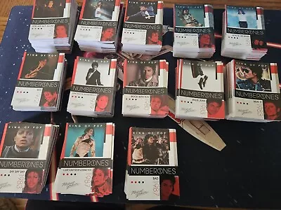 MICHAEL JACKSON 2011 Panini PLATINUM NUMBER ONES Bulk Lot Over 500 Cards • $20