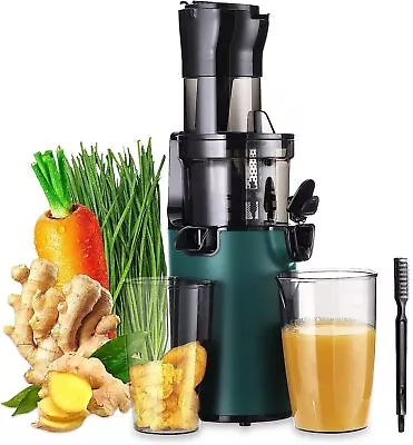 Slow Masticating Juicer Machine - 200W Big Wide Chute 800ml Juice Cup • $210.71