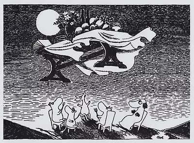 Moomin Picture Poster 24 X 30 Cm From Tove Jansson Illustrations Magician's Hat • $15.88