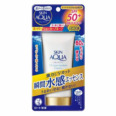 [MENTHOLATUM] Skin Aqua UV Super Moisture Essence Sunblock SPF50+ PA++++ 80g NEW • $17.99