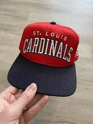 Vintage Starter St. Louis Cardinals Arch Logo Hat Wool Cap Snapback • $30
