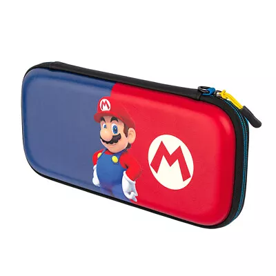 PDP Gaming Slim Deluxe Travel Case F/Nintendo Switch/Lite/OLED Colorblock Mario • $29.95