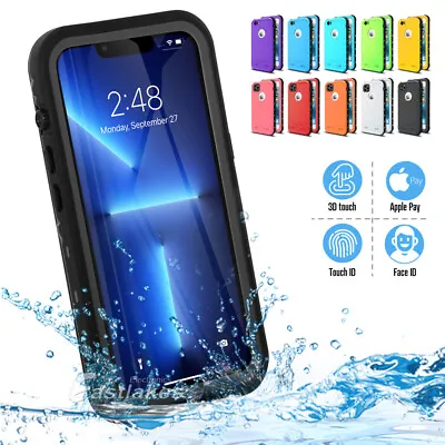 $17.99 • Buy Waterproof Tough Shockproof Case Cover For Apple IPhone 13 12 11 Pro Max XS XR