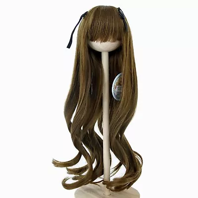 Doll Wig 1/3 8-9inch Long Hair Wavy Synthetic Wigs For SD BJD Dollfie Dream Doll • $11.99