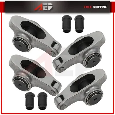 For Chevy BBC 396 454 Stainless Steel Roller Rockers 7/16  Stud 1.7 Ratio • $40.18