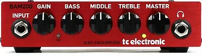 TC Electronic BAM200 200-Watt Compact Bass Head • $179