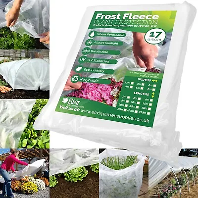 3m X 10m Garden Frost Fleece | Cold Winter Weather Plant & Crop Protection • £9.89