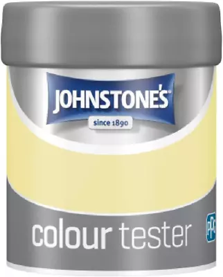 Johnstone's - Paint Tester Pots - Wall & Ceiling - Lemon Daze - Emulsion - Easy • £6.49