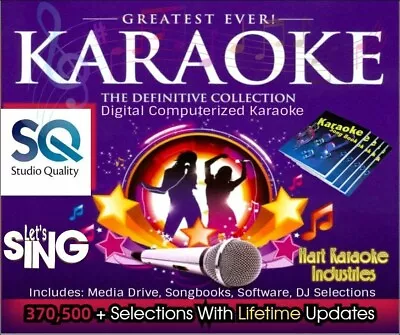 Karaoke USB 2TB Hard Drive 370000 All Styles Songs CDG+MP3 & DJ Studio Quality • $599.99