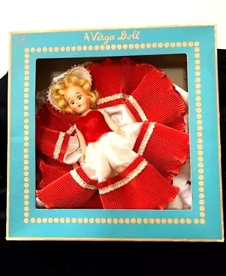 $14.95 • Buy VTG BEEHLER ARTS VIRGA Skater Doll 'ICE QUEEN' 1950s Blonde Green Sleepy Eyes