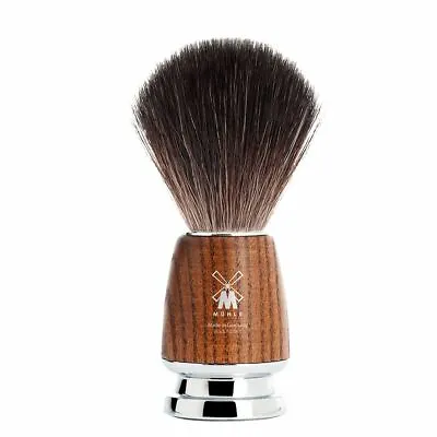 MUHLE 21H220 Rytmo Steamed Ash Black Fibre Shaving Brush • $43.75