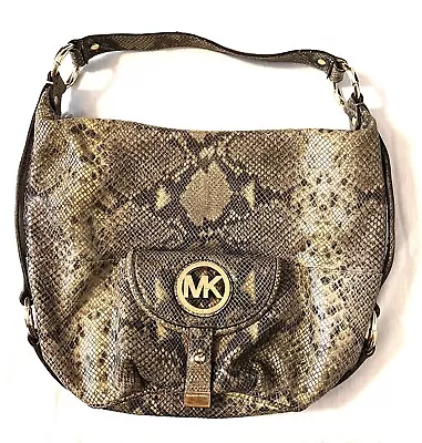 Michael Kors Python Snake Gray Hobo Bag • $40