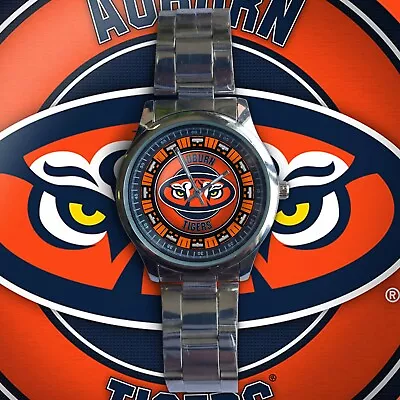 2024! Auburn Tigers Stainless Steel Sport Metal Watch Casual Item Collection • $22