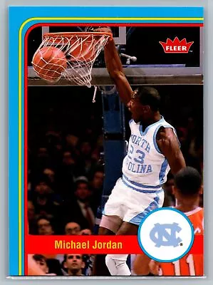 2012-13 Fleer Retro #1 Michael Jordan North Carolina Tar Heels • $10