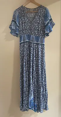$20.25 • Buy Silver Wishes Maxi Dress Size 12