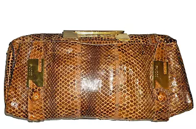 Vintage PUCCI Mod Dep Snakeskin Bag Handbag Purse Clutch • $135.07