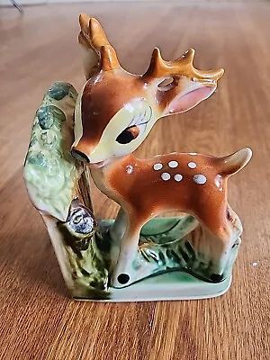 Vintage Bambi Deer Fawn Single Bookend Japan MCM • £24.08