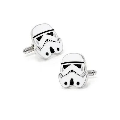 £4.99 • Buy Stylish Men's Women's Star Wars Storm Trooper Cufflinks For Wedding Party