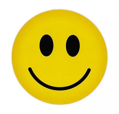 Magnetic Bumper Sticker - Happy Face (Smile Face) - Round Magnet • $7.99