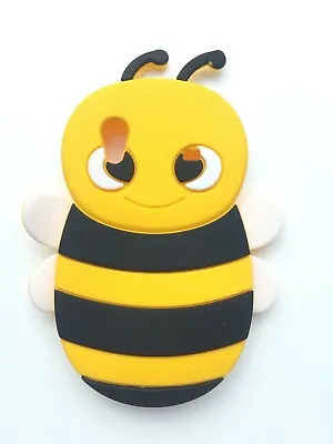 NEW 3D Kids Yellow Black Bee Silicone Phone Case Cover Samsung Galaxy Ace S5830 • £3.95