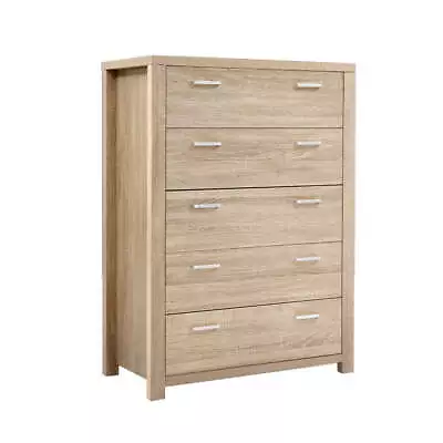 $193.16 • Buy Artiss 5 Chest Of Drawers Tallboy Dresser Table Bedroom Storage Cabinet