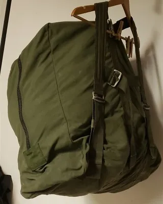 Free Fall Parachute Carrying Bag Shoulder Straps Canvas Back Pack Cargo USGI • $19.99