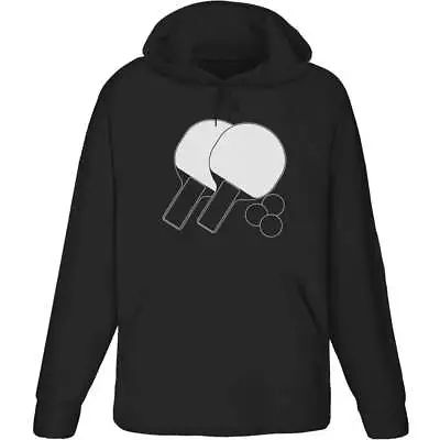 'Ping Pong Paddles And Balls' Adult Hoodie / Hooded Sweater (HO039522) • $31.11