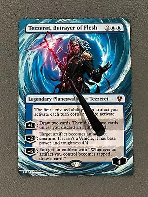 Tezzeret Betrayer Of Flesh MTG Murders At Karlov Hand Painted Altered Art Tentz • $6.50