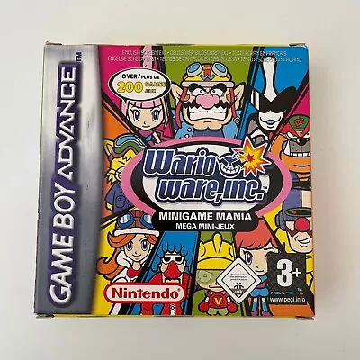 Wario Ware Inc.: Mega Microgames  - Game Boy Advance GBA - Boxed Complete In Box • £39.99
