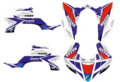 Fits YFZ450 2003 2004 2005 2006 2007 2008 Yamaha Graphic Decal Kit Stickers • $127.40