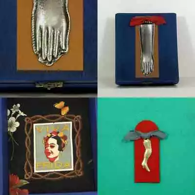 Frida Kahlo Keepsake Box Art Piece Vintage Box Original Milagro Mexico • $55