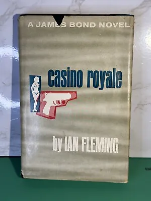 Casino Royale Ian Fleming 1953 Book Hardback DJ HC A James Bond Novel Book • $25