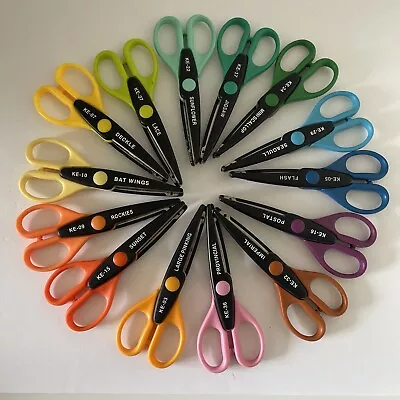 Lot Of 14 Kraft Edgers Scissors Decorative Edge Scrapbooking - Retro - 1990’s • $14.30