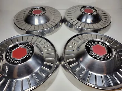 1954 1953 Packard Clipper Dog Dish Wheel HUB CAPS Lot Of 4 Oem Vintage Auto MCM • $275