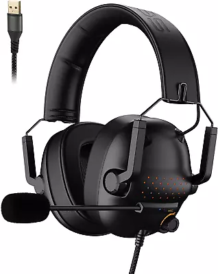 SENZER SG550 USB Pro Gaming Headset For PC - 7.1 Surround Sound - Memory Foam Ea • $114.05