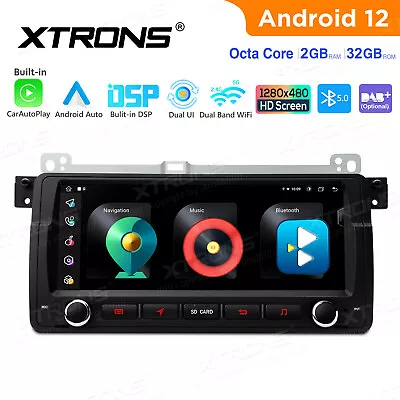 8.8  Android 12 8-Core IPS Screen Car Stereo Radio GPS Navigation For BMW E46 M3 • $290.99