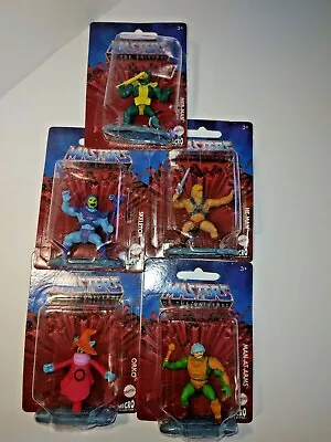 Masters Of The Universe 5 Mini Figures He-man Mer-man Orko Skeletor Man At Arms • $9.99