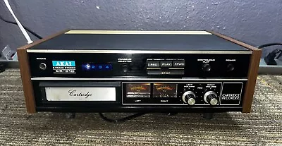 Vintage AKAI Model CR-81D Strack Stereo 8-Track Player Recorder Tested 73473 • $217.55